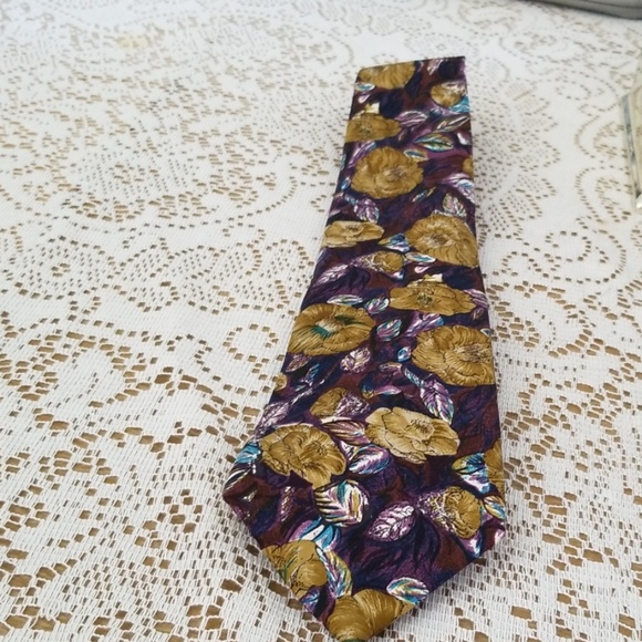 j t beckett Other - 3/$24, 100% Floral Silk Tie by J.T.Beckett